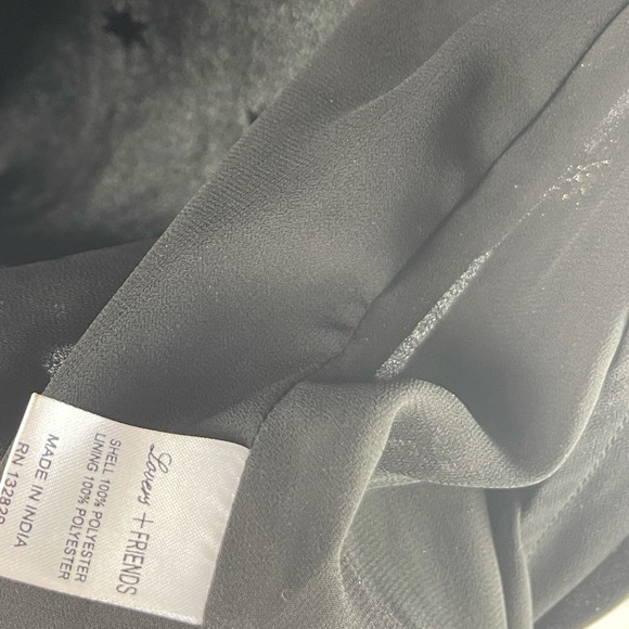 Lovers + Friends LA Black Long Sleeve Star Body Suit - Picture 7 of 7